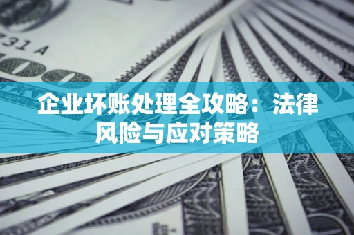 武汉企业坏账处理全攻略：法律风险与应对策略