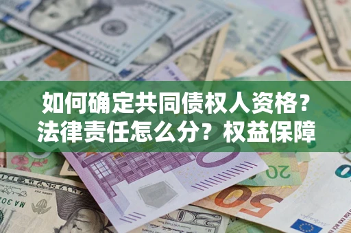 武汉如何确定共同债权人资格？法律责任怎么分？权益保障技巧揭秘！