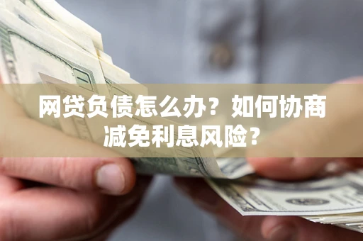 武汉网贷负债怎么办？如何协商减免利息风险？