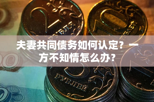 武汉夫妻共同债务如何认定？一方不知情怎么办？