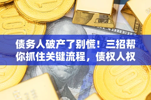 武汉债务人破产了别慌！三招帮你抓住关键流程，债权人权益不再缩水