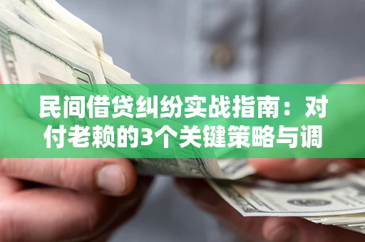 武汉民间借贷纠纷实战指南：对付老赖的3个关键策略与调解盲区解析