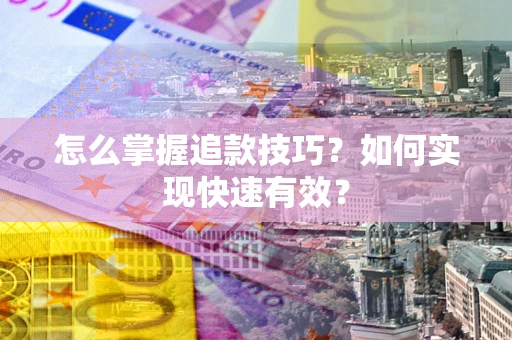 武汉怎么掌握追款技巧？如何实现快速有效？