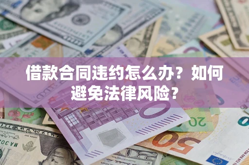 武汉借款合同违约怎么办？如何避免法律风险？